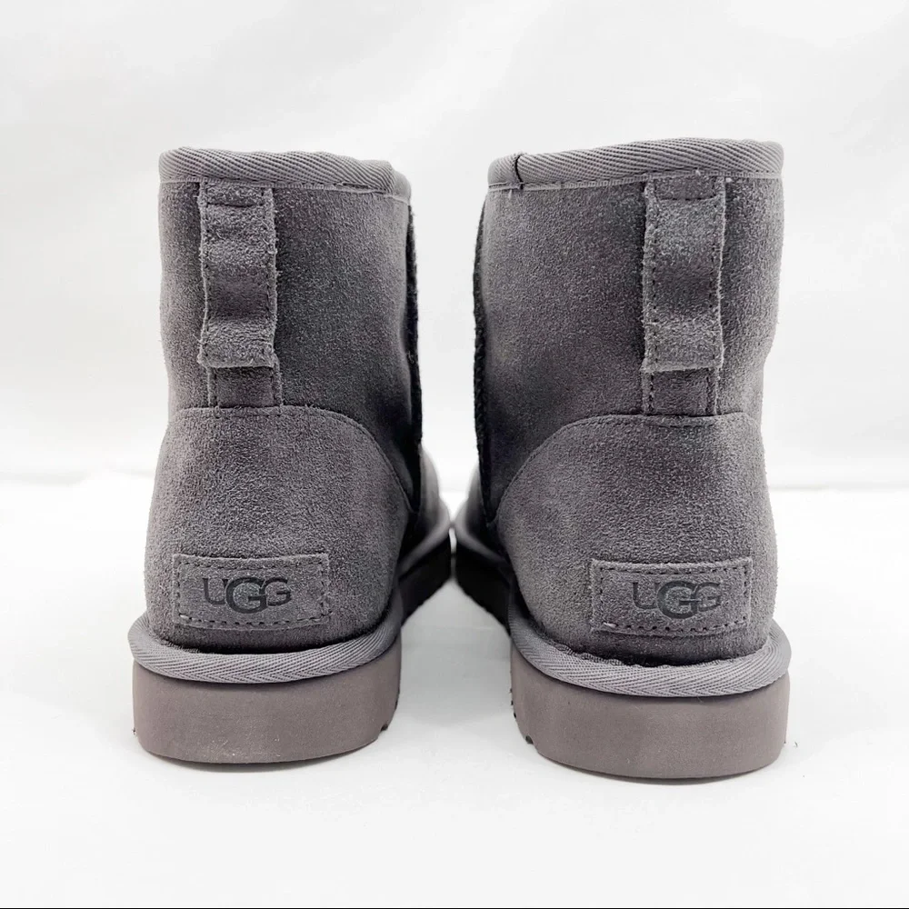 UGG Classic Mini Side Logo Ankle Suede Boots 1122558- Color Shade - Picture 9 of 13